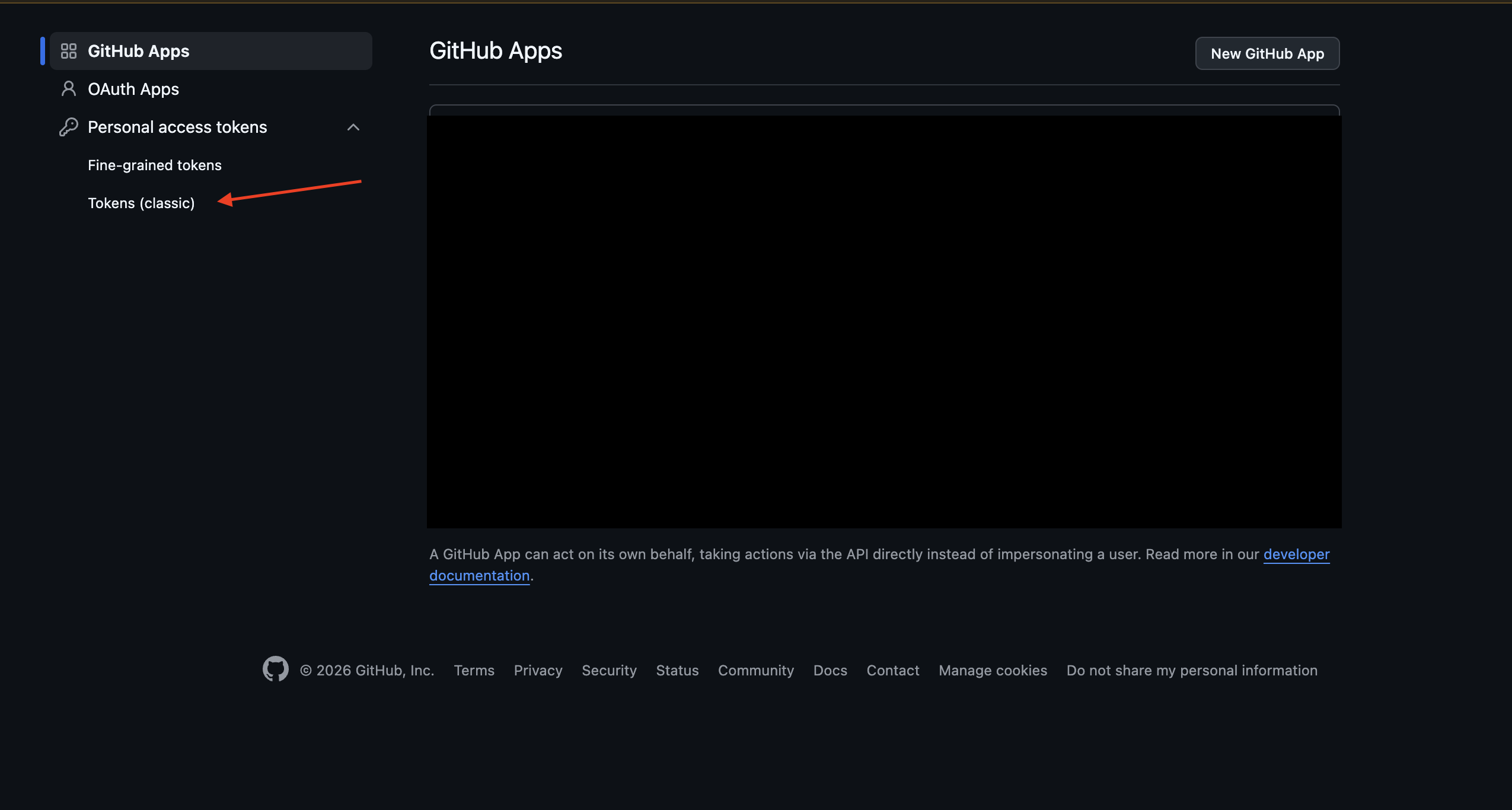 Access Token example