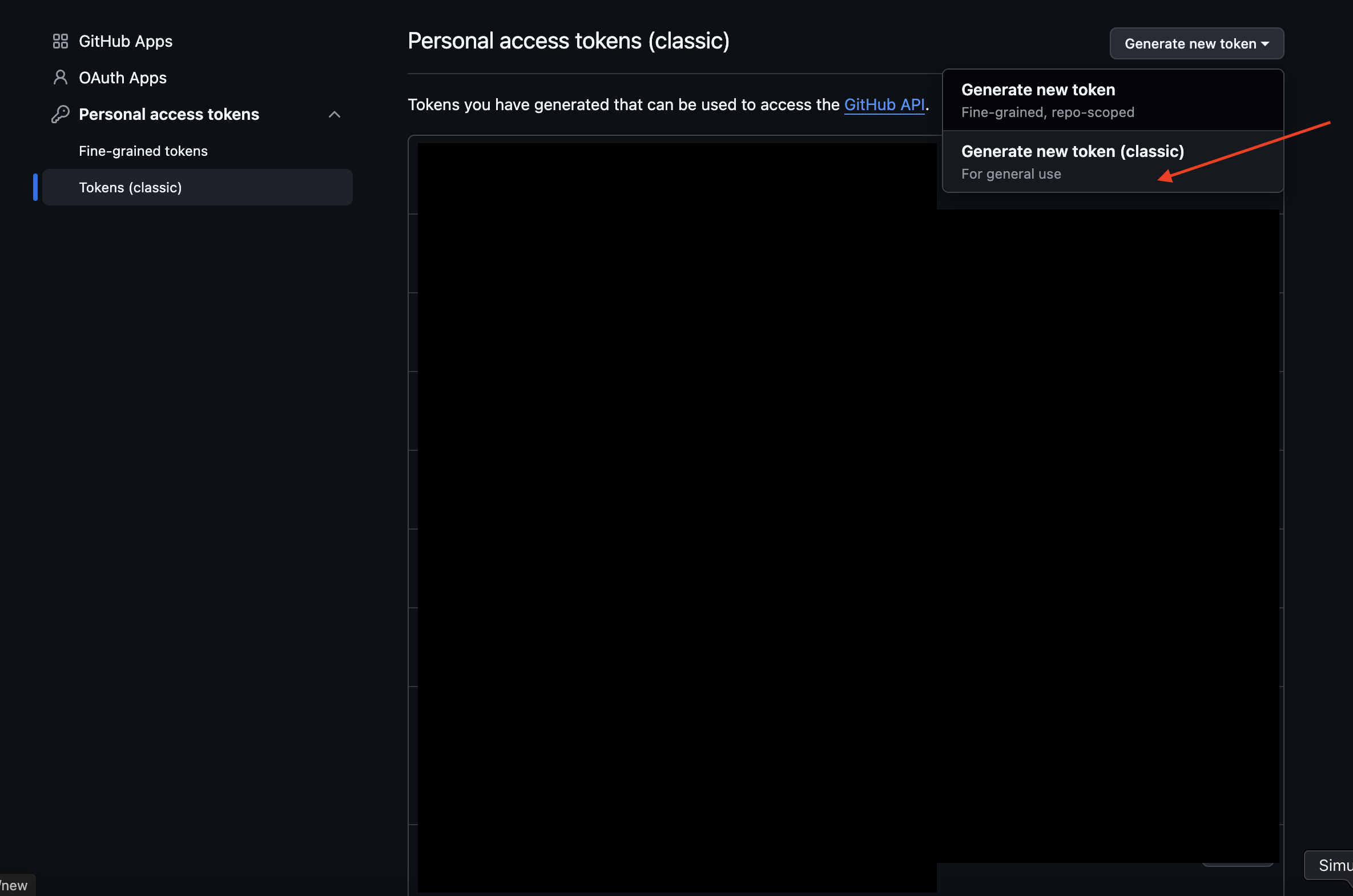 Access Token example